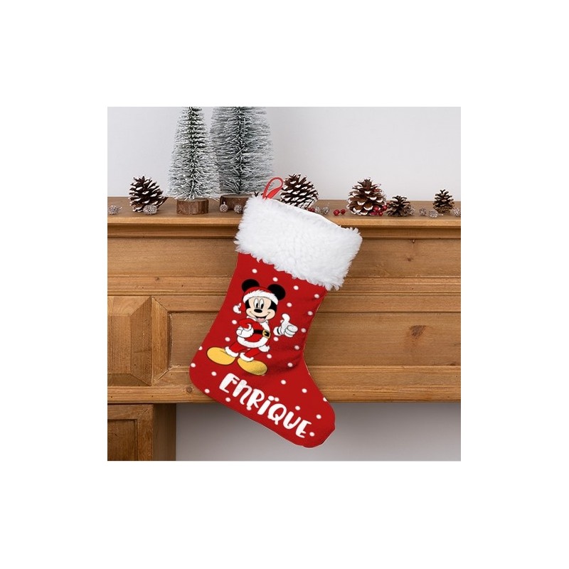 Calcetin Navidad personalizado - Mickey